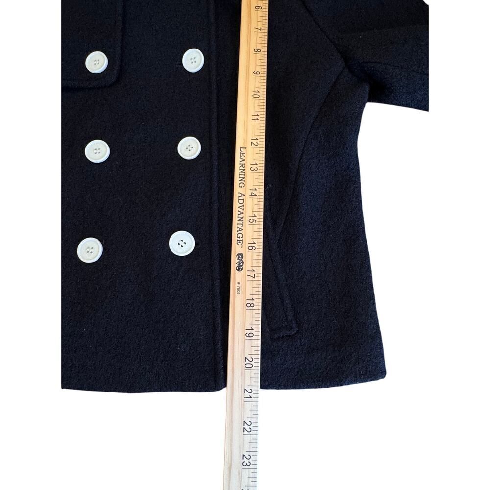 NWT J.Crew Black Double Breasted Wool Blazer Jacket Women's Size Small Classic - Picture 14 of 14